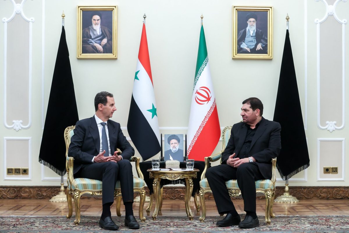 Iran acting president meets Syria's Assad in Tehran