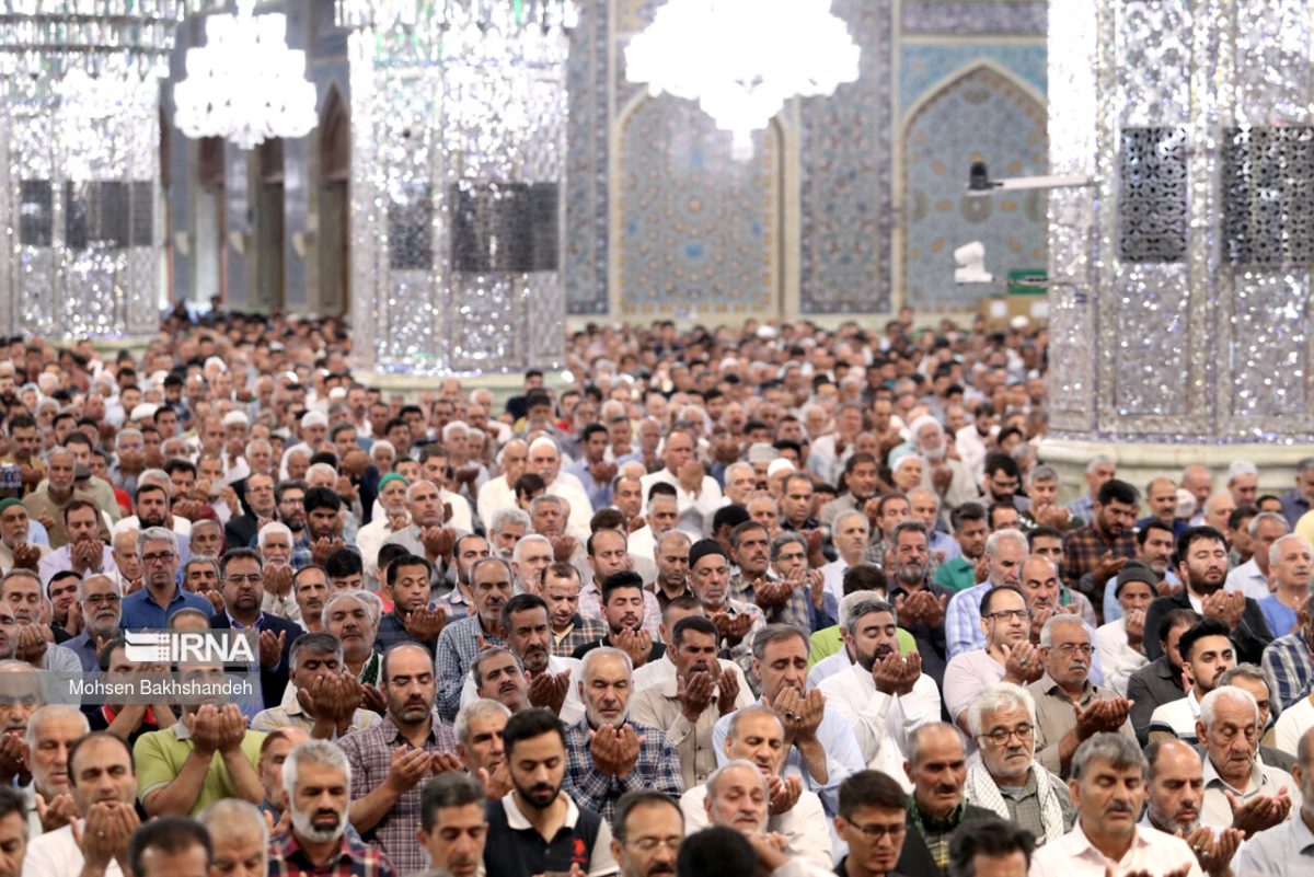 Iranians perform Eid al-Adha prayers