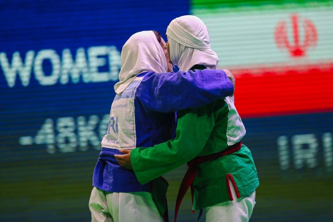 Iranian female athletes runner-up at Asian Kurash championship