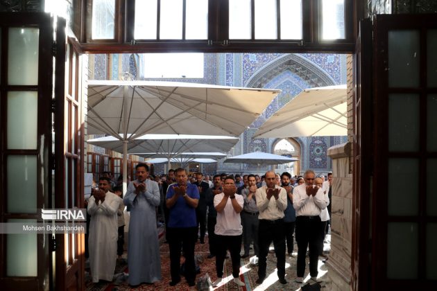 Iranians perform Eid al-Adha prayers