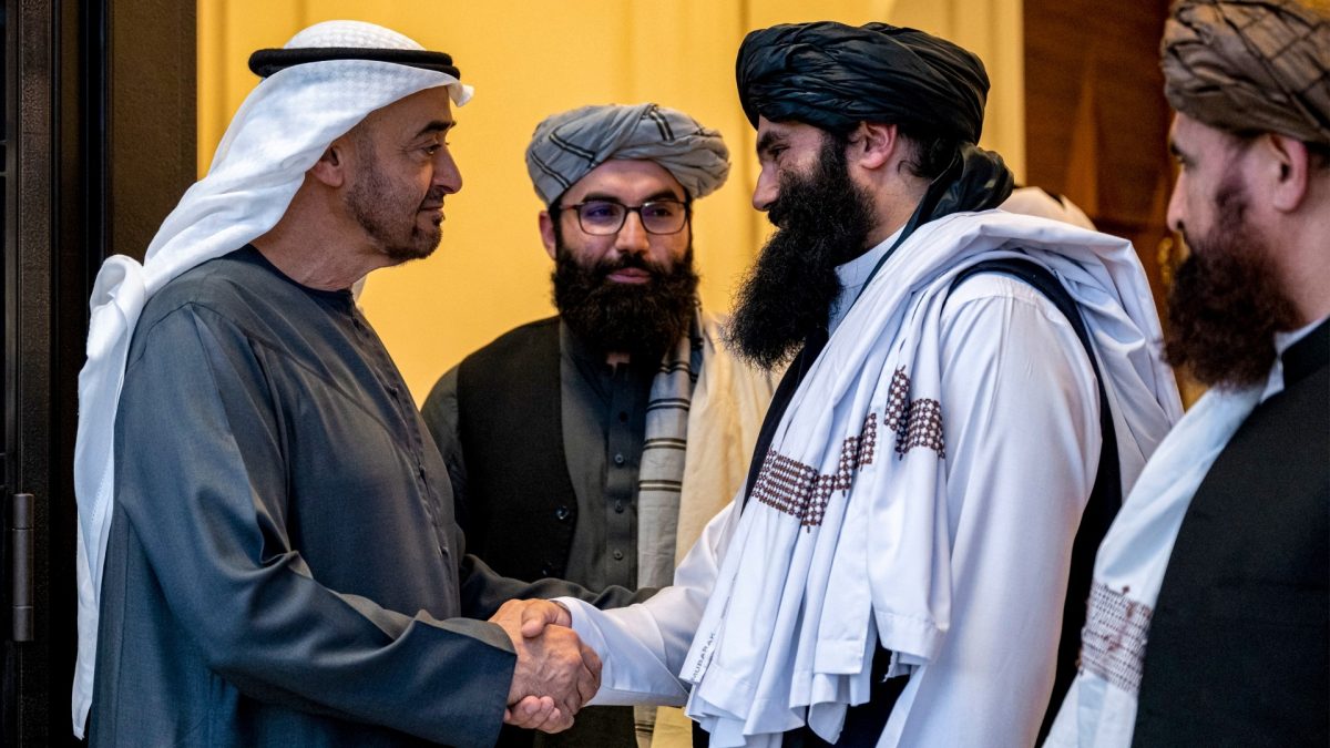 MbZ meets Taliban leader wanted by US 1 MbZ Taliban Leader