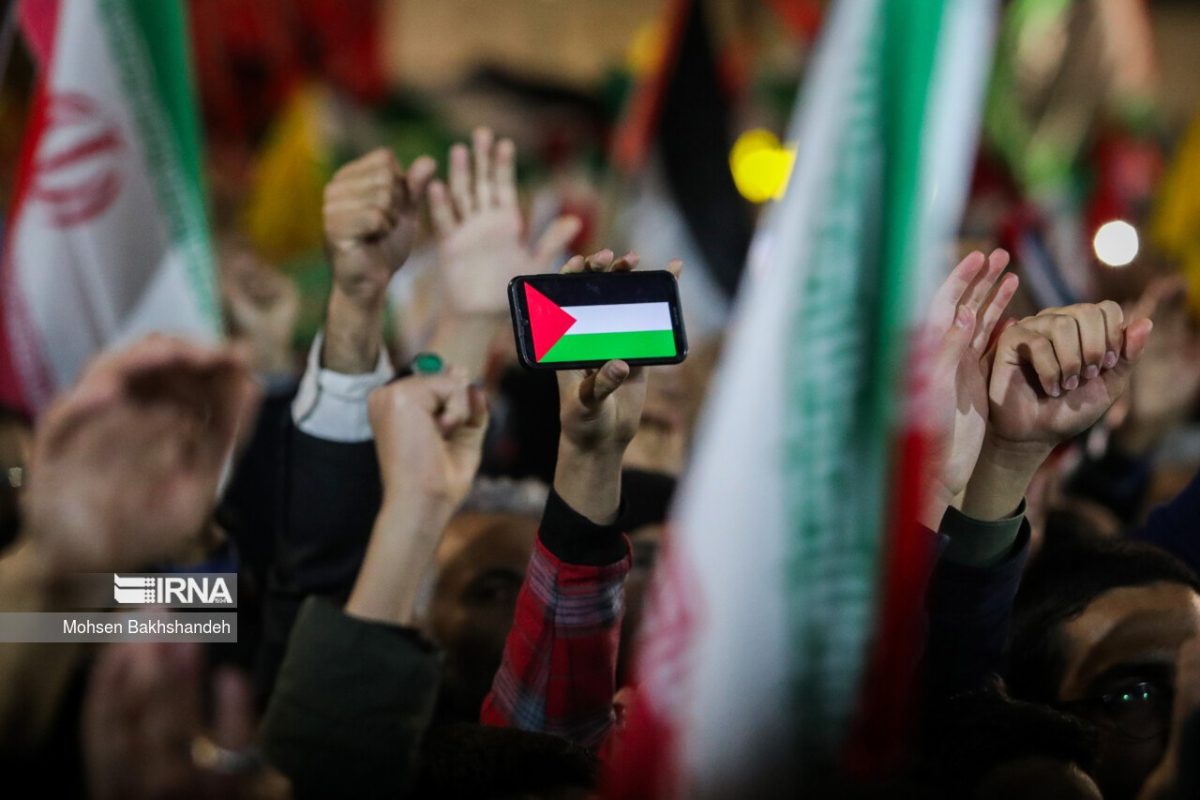 People rally for Gaza in Mashhad, northeastern Iran 1 People rally for Gaza in Mashhad, northeastern Iran