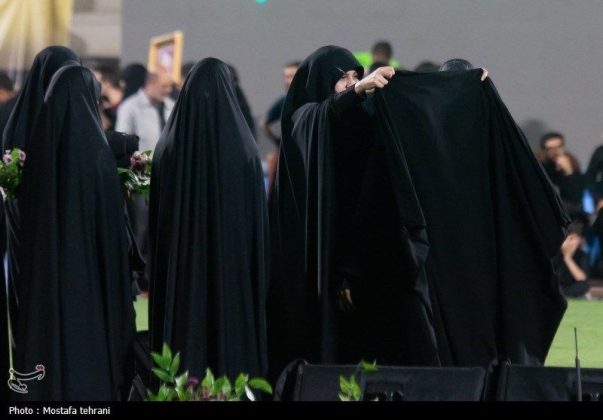 Iranian women honor hijab in Tehran’s Azadi stadium 