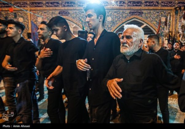 Traditional "sineh dour" mourning ceremony in Iran's Shahroud