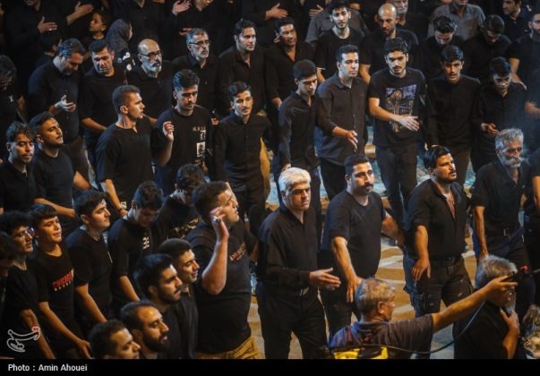 Traditional "sineh dour" mourning ceremony in Iran's Shahroud