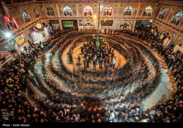 Traditional "sineh dour" mourning ceremony in Iran's Shahroud