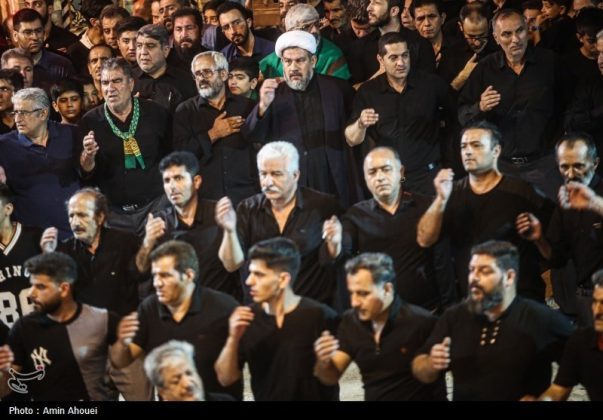 Traditional "sineh dour" mourning ceremony in Iran's Shahroud