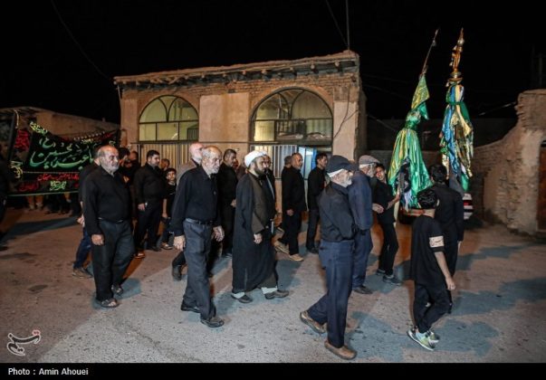 Traditional "sineh dour" mourning ceremony in Iran's Shahroud