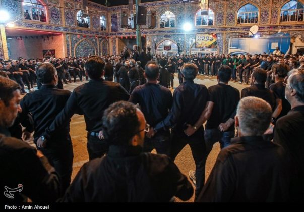 Traditional "sineh dour" mourning ceremony in Iran's Shahroud