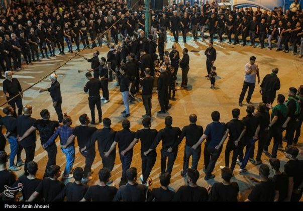 Traditional "sineh dour" mourning ceremony in Iran's Shahroud