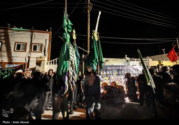 Traditional "sineh dour" mourning ceremony in Iran's Shahroud