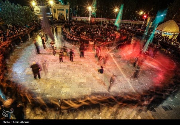 Traditional "sineh dour" mourning ceremony in Iran's Shahroud