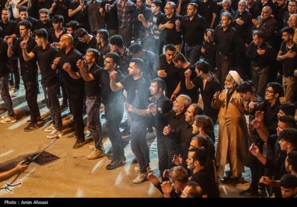 Traditional "sineh dour" mourning ceremony in Iran's Shahroud