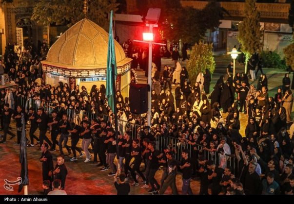 Traditional "sineh dour" mourning ceremony in Iran's Shahroud