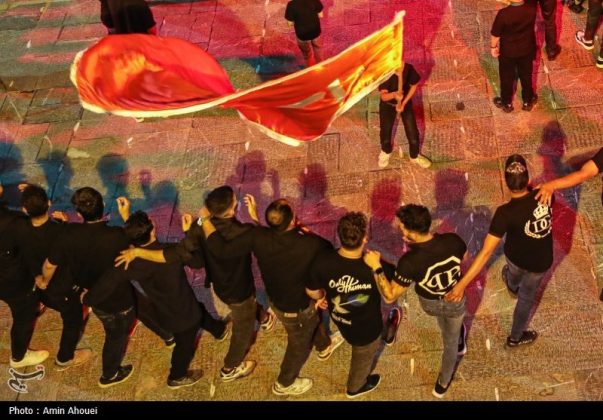 Traditional "sineh dour" mourning ceremony in Iran's Shahroud