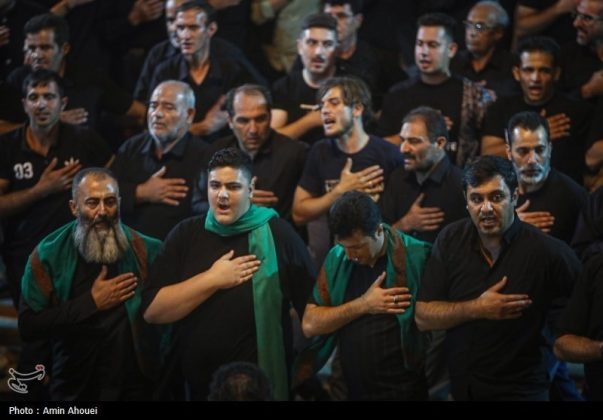 Traditional "sineh dour" mourning ceremony in Iran's Shahroud