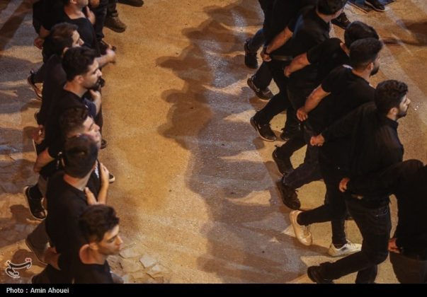 Traditional "sineh dour" mourning ceremony in Iran's Shahroud