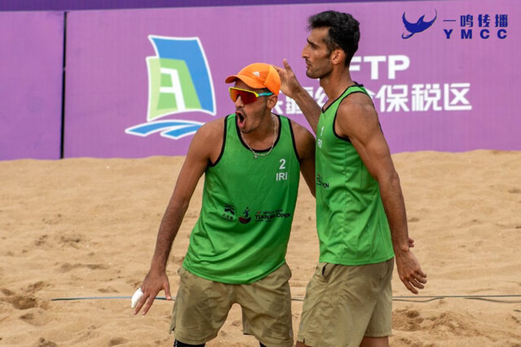 Iran's beach volleyball team clinch Tianjin Asian Tour title