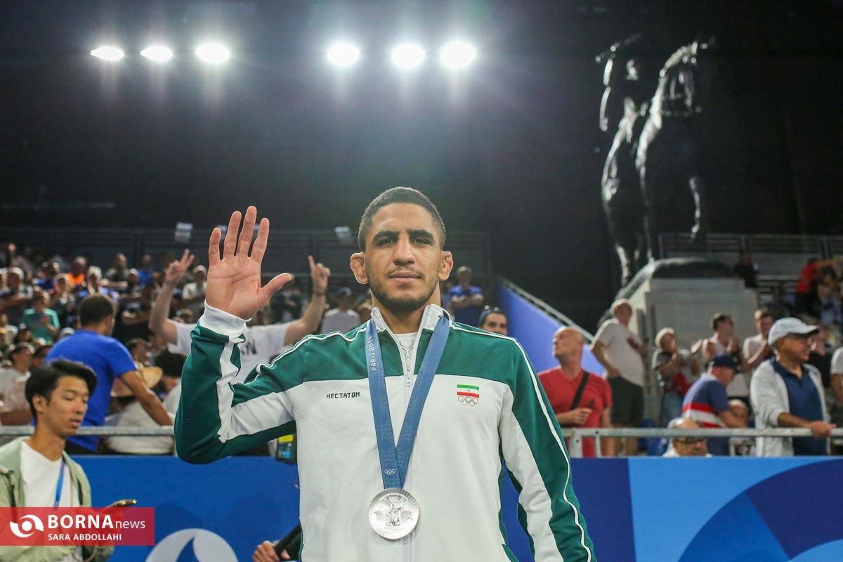 Iran’s Freestyle Wrestler Amouzad Wins Silver Medal At Olympic Games