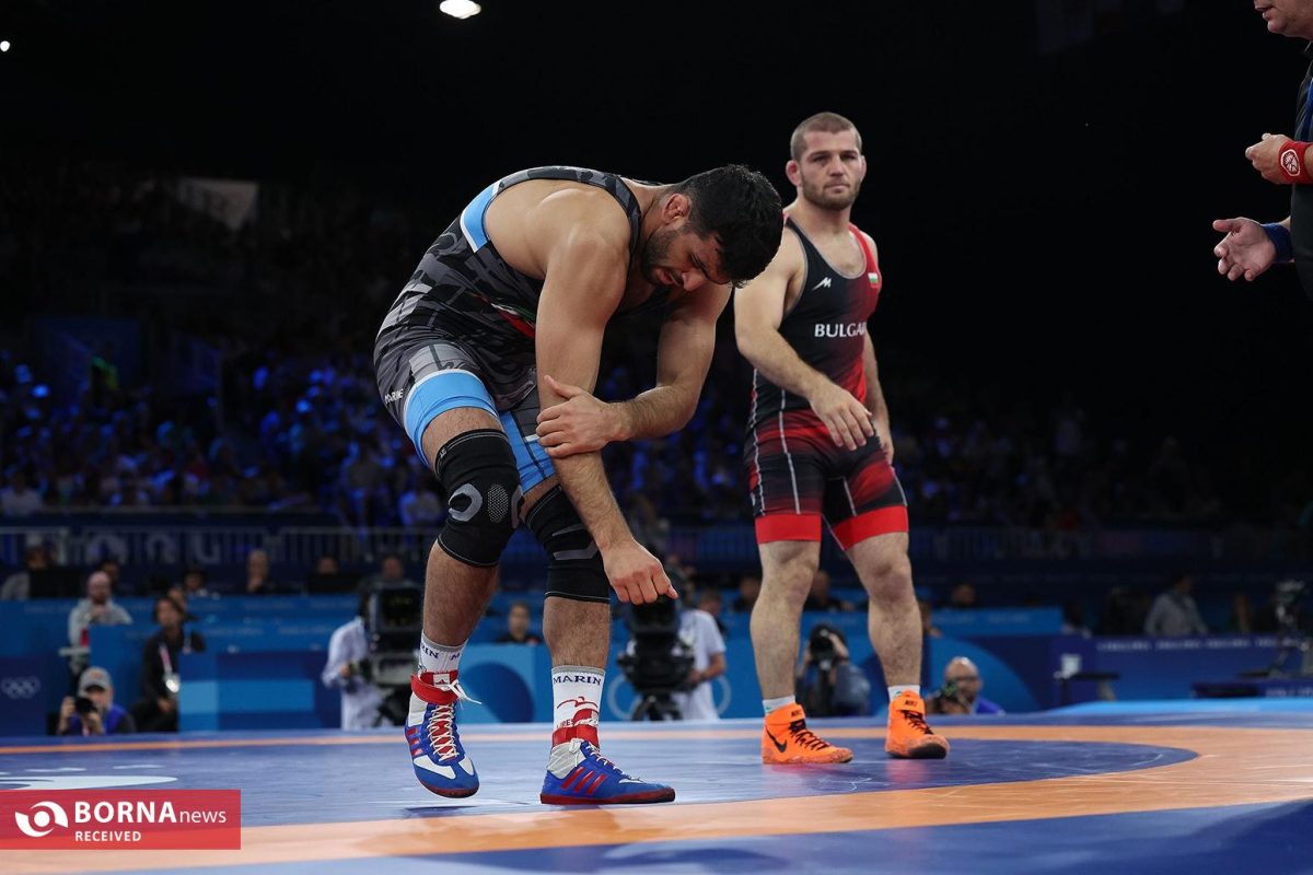 Injured Iranian wrestler Yazdani wins silver in 2024 Olympic Games