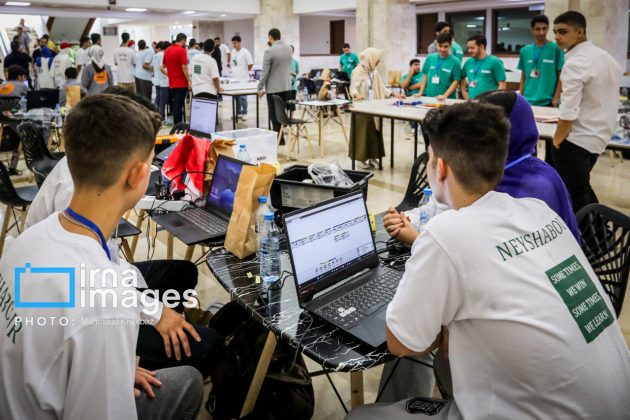 Young Iranian robotic talents race in 2024 qualifying competitions