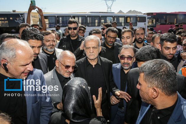 Iranian president breaks protocols again, engages warmly with the public in Mashhad