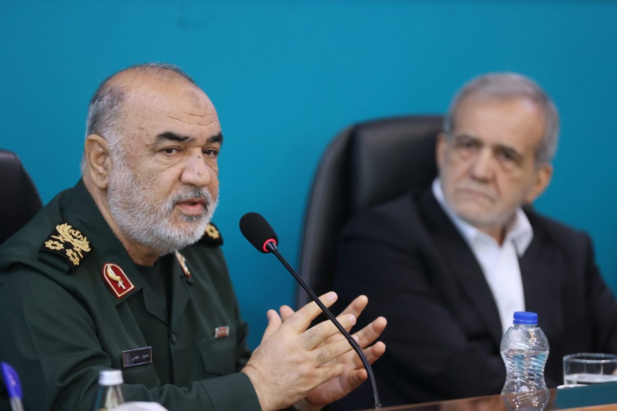 IRGC chief says Iran hit 14 Israeli-linked vessels 1 Hossein Salami