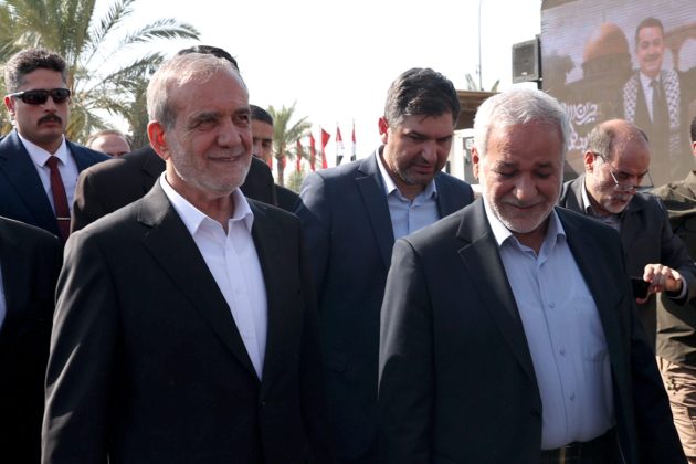 Iran’s President Pezeshkian pays homage to resistance commanders in Baghdad