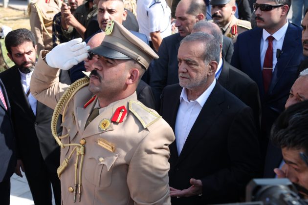 Iran’s President Pezeshkian pays homage to resistance commanders in Baghdad