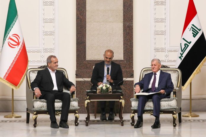 Masoud Pezeshkian and Abdul Latif Rashid