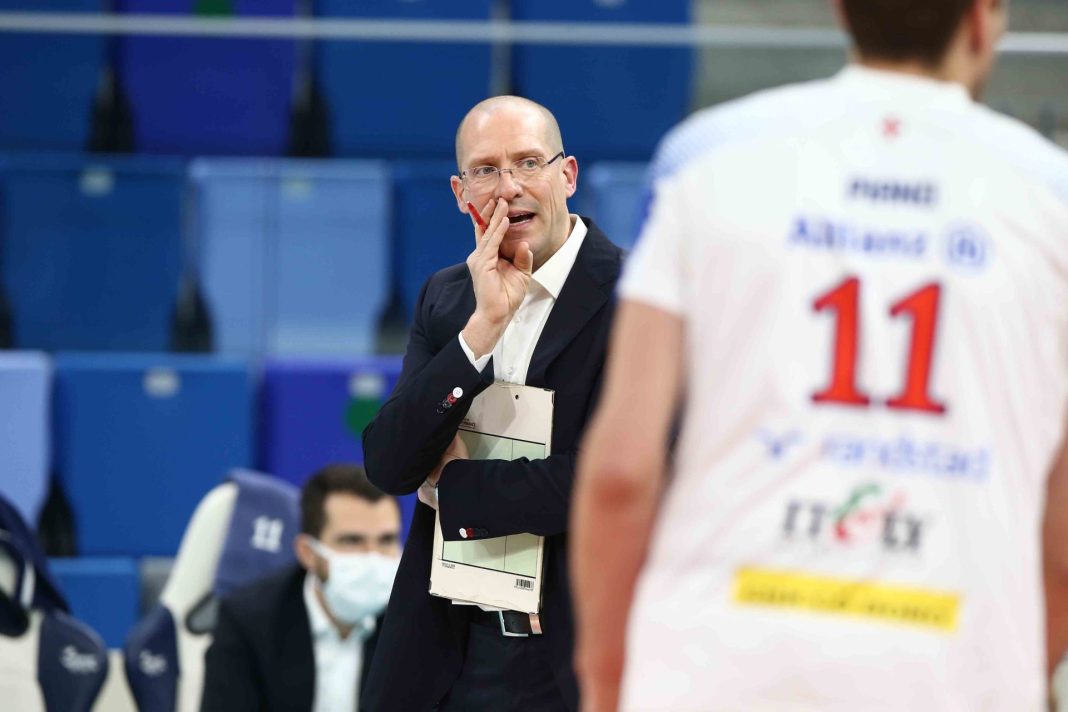 Italian volleyball coach Roberto Piazza