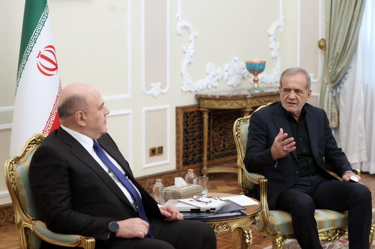 Masoud PezeshkianPrime Minister Mikhail Mishustin of Russia