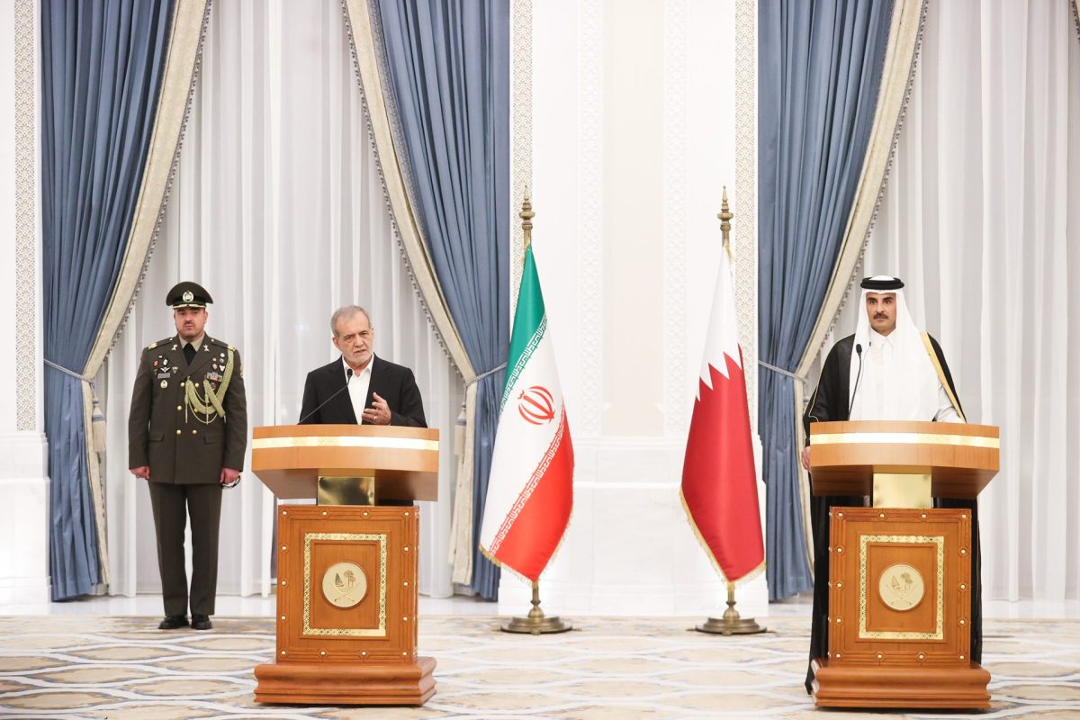 President Pezeshkian urges Muslim nations to condemn Israeli aggression against Qatar 1 Pezeshkian Qatari Emir