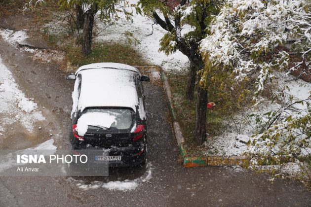 Different Iranian cities blanketed in snow