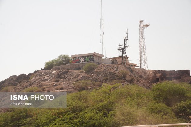 Iranian athletes visit Abu Musa Island in the Persian Gulf