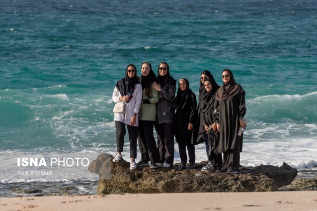 Iranian athletes visit Abu Musa Island in the Persian Gulf