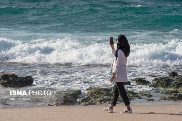 Iranian athletes visit Abu Musa Island in the Persian Gulf