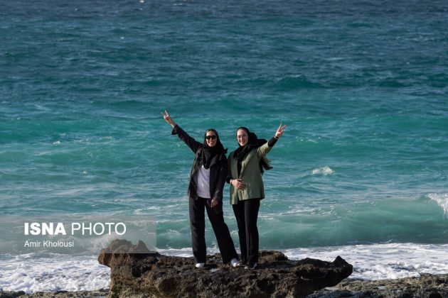 Iranian athletes visit Abu Musa Island in the Persian Gulf