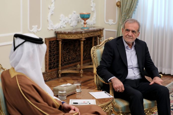 Pezeshkian Qatari FM