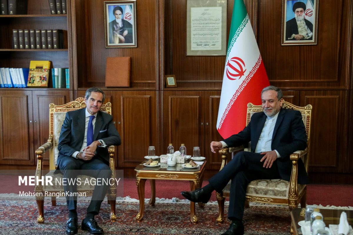 Iran says will not negotiate under pressure and intimidation 1 Araghchi and Grossi