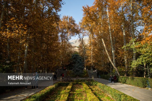 A symphony of autumn colors: Discover the enchanting Sa’dabad complex in Tehran