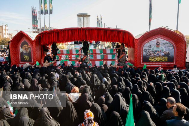 Funeral ceremony of anonymous martyrs held in Tehran, several other cities