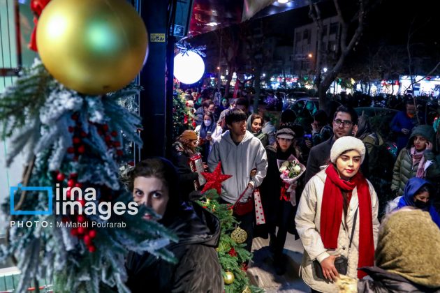 Christmas spirit in Tehran