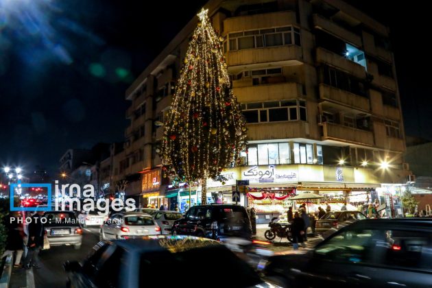 Christmas spirit in Tehran