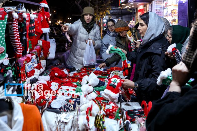 Christmas spirit in Tehran