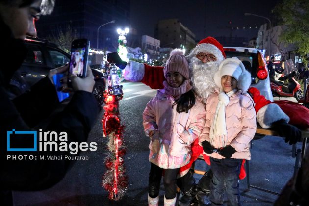 Christmas spirit in Tehran