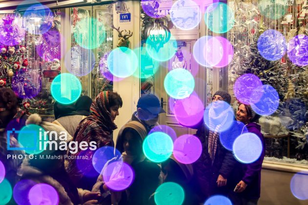 Christmas spirit in Tehran