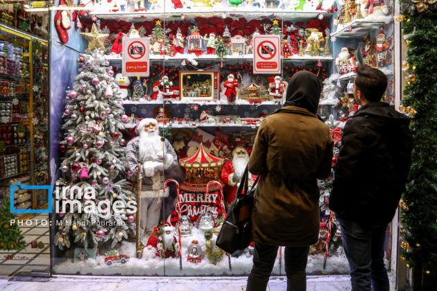 Christmas spirit in Tehran