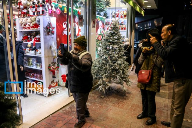 Christmas spirit in Tehran