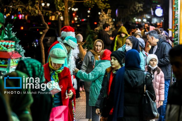 Christmas spirit in Tehran